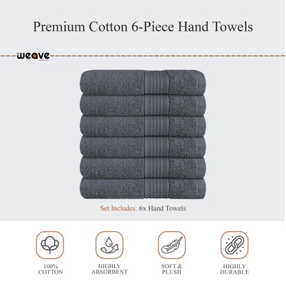 Rhodes Towel Grey 100% Cotton Hotel Quality Soft Super Absorbent Hand Bath Towels, Sheets & Face Cloths by OLIVIA ROCCO