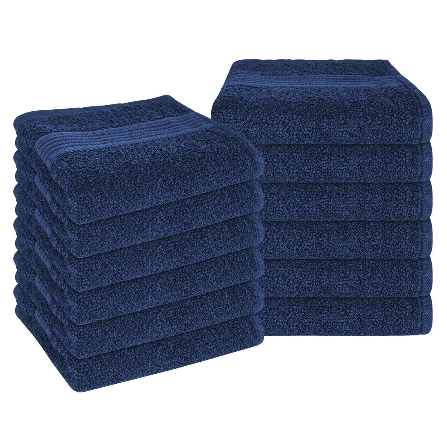 Rhodes Towel Royal Blue 100% Cotton Hotel Quality Soft Super Absorbent Hand Bath Towels, Sheets & Face Cloths by OLIVIA ROCCO