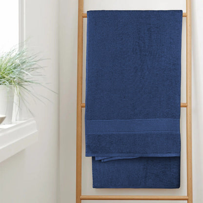 Rhodes Towel Royal Blue 100% Cotton Hotel Quality Soft Super Absorbent Hand Bath Towels, Sheets & Face Cloths by OLIVIA ROCCO