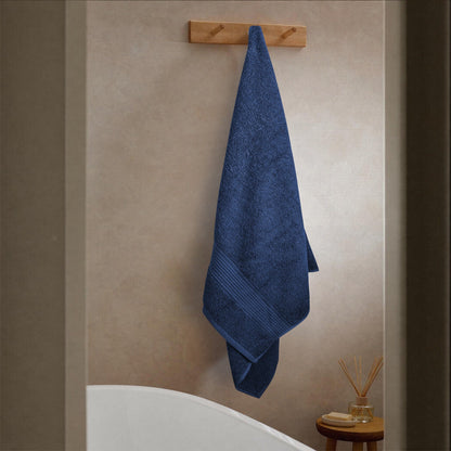 Rhodes Towel Royal Blue 100% Cotton Hotel Quality Soft Super Absorbent Hand Bath Towels, Sheets & Face Cloths by OLIVIA ROCCO