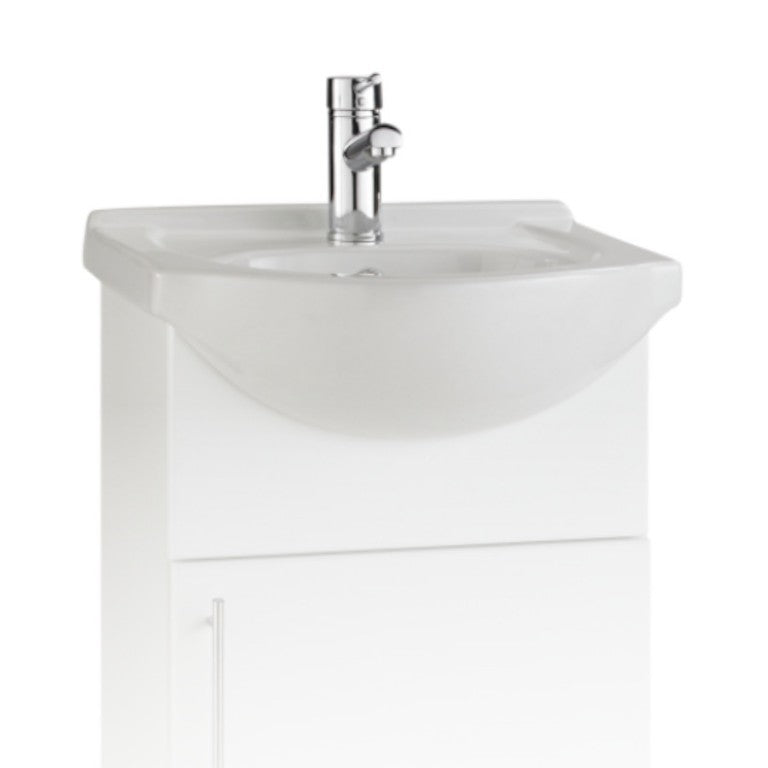 Lavabo Cerámica 450mm 1 Orificio Para Grifería