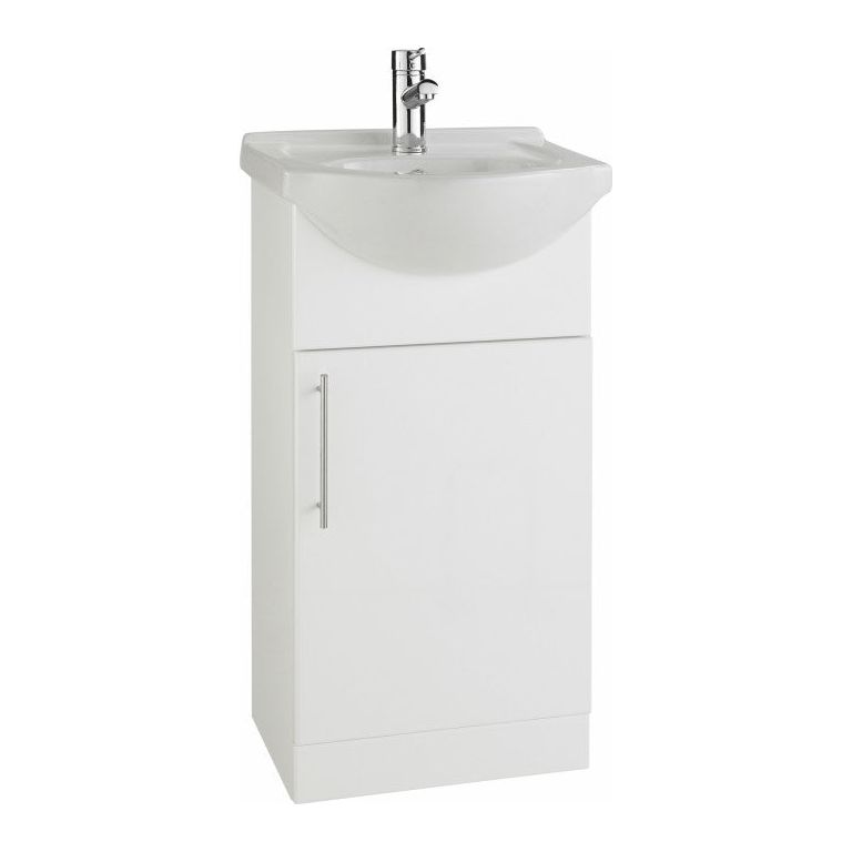 Lavabo Cerámico 550mm 1 Orificio Para Grifería