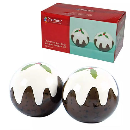 Premier Xmas Pudding Salt & Pepper Shaker