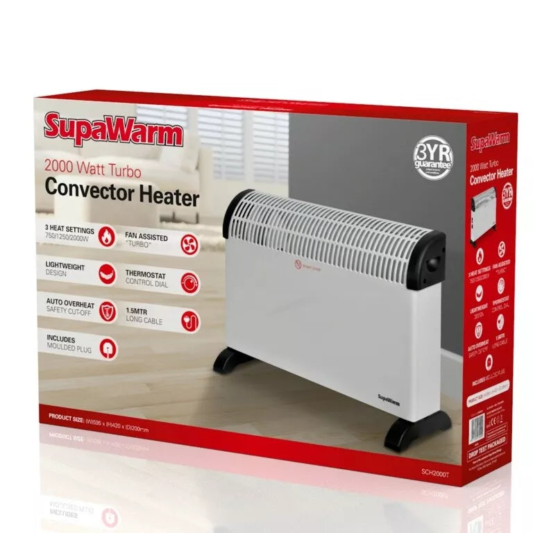 SupaWarm Convector Heater 2000w