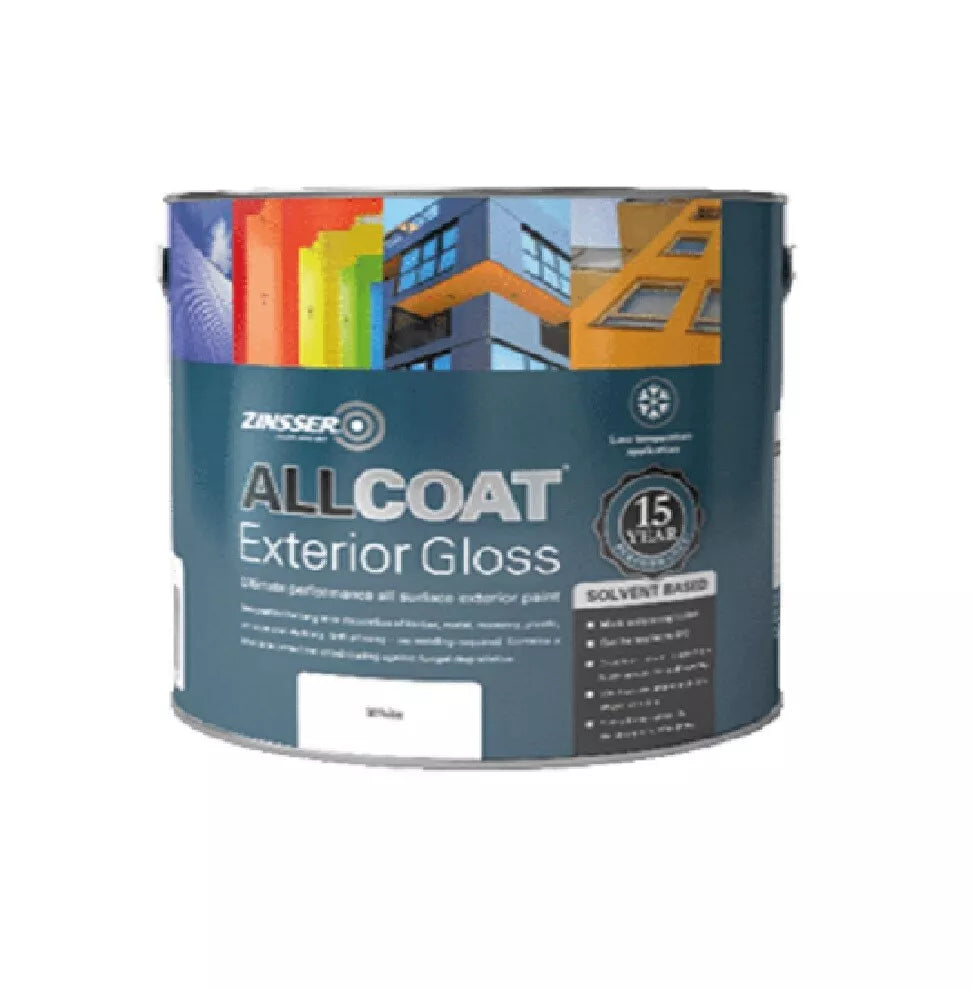 Zinsser Allcoat Exterior Sb Gloss Blk