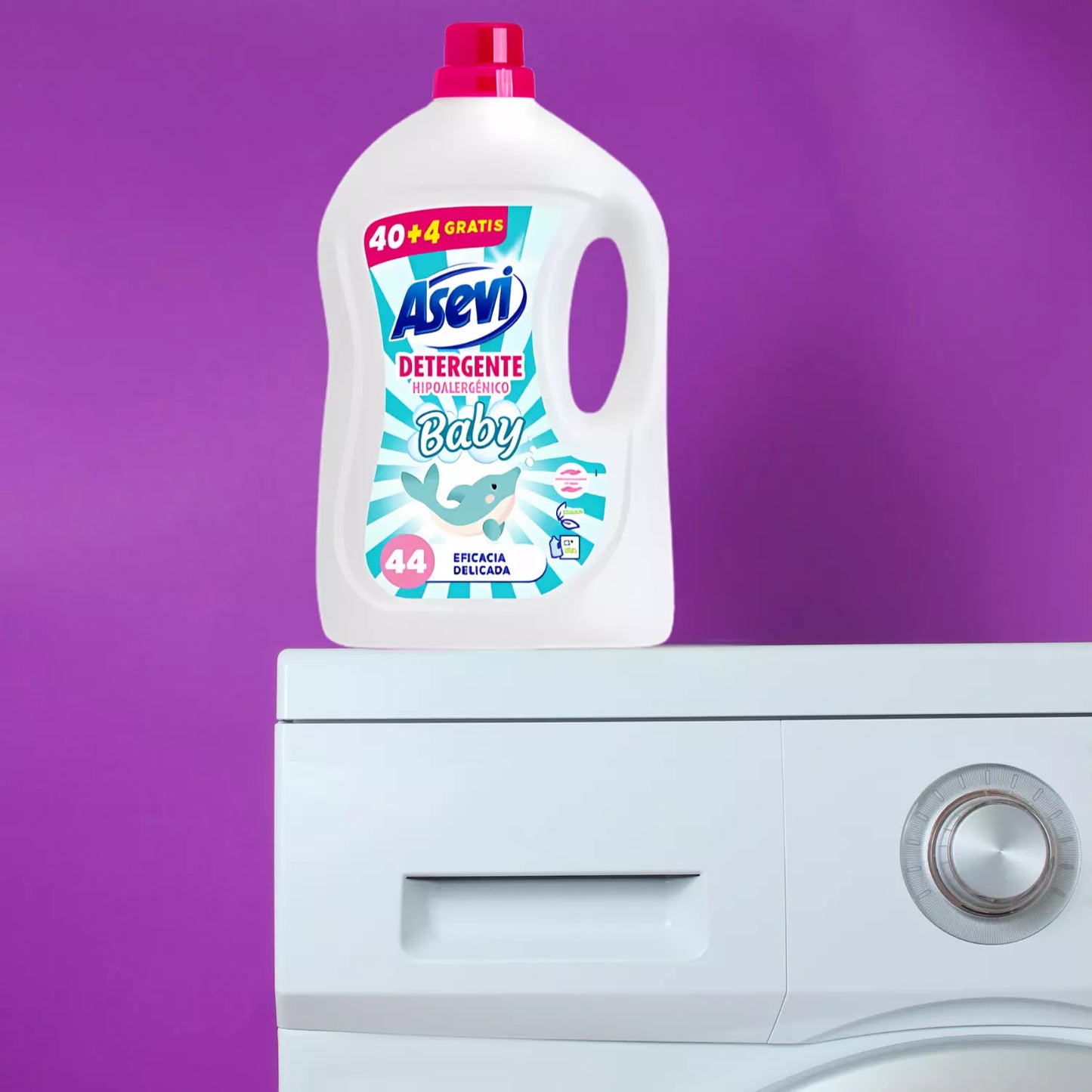 Asevi Liquid Laundry Detergent Baby 44w 2376ml