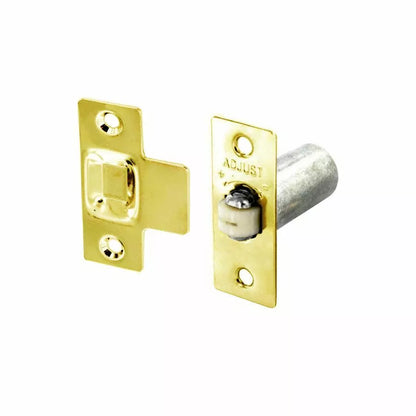 Securit Adjustable Roller Catch Brass Plated