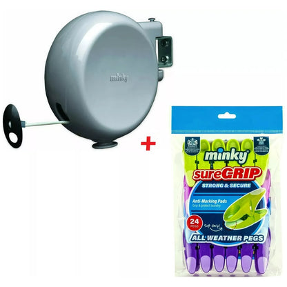 Minky Suregrip Retractable Clothes Line