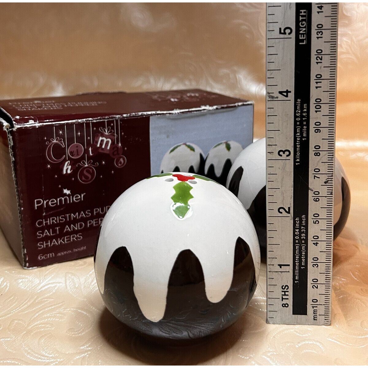 Premier Xmas Pudding Salt & Pepper Shaker