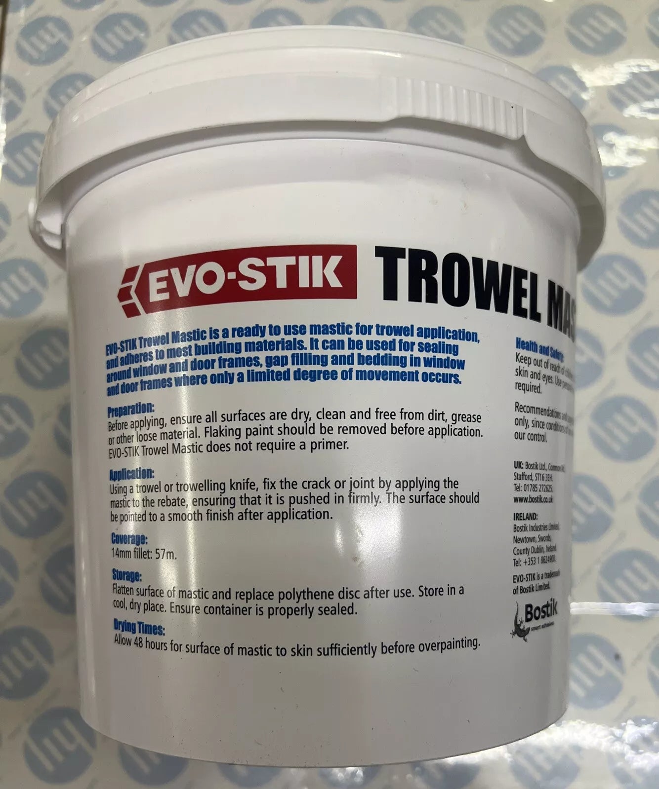 Vallance Trowel Mastic - Red