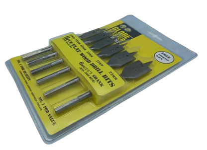 Globemaster Flat Wood Drill Bit Set 6 Piece