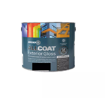 Zinsser Allcoat Exterior Sb Gloss Blk