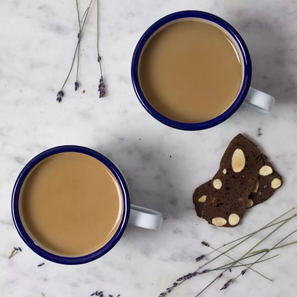 Falcon Traditional Enamel White Mug