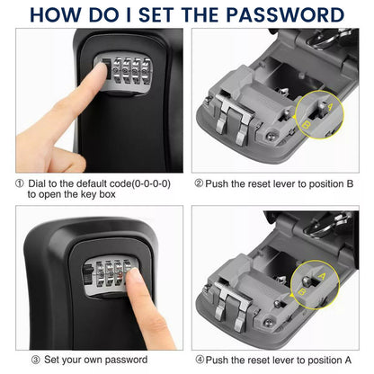 Securit 4 Digit Keysafe 115x90x40mm