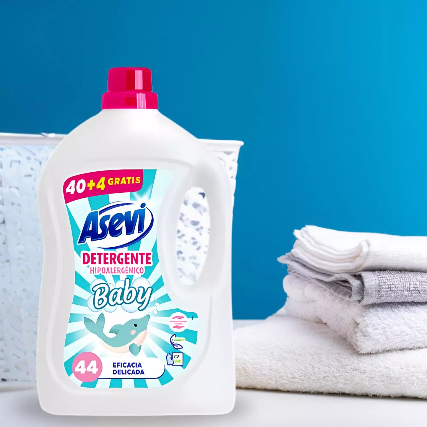 Asevi Liquid Laundry Detergent Baby 44w 2376ml