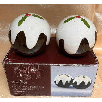 Premier Xmas Pudding Salt & Pepper Shaker