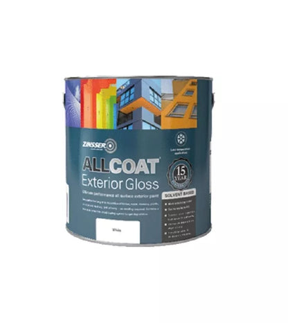 Zinsser Allcoat Exterior Sb Gloss Blk