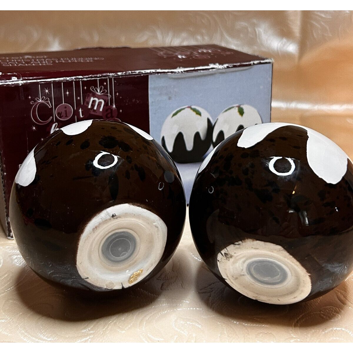 Premier Xmas Pudding Salt & Pepper Shaker