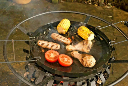 Lifestyle Signa Steel Basket With Fire Pit BBQ