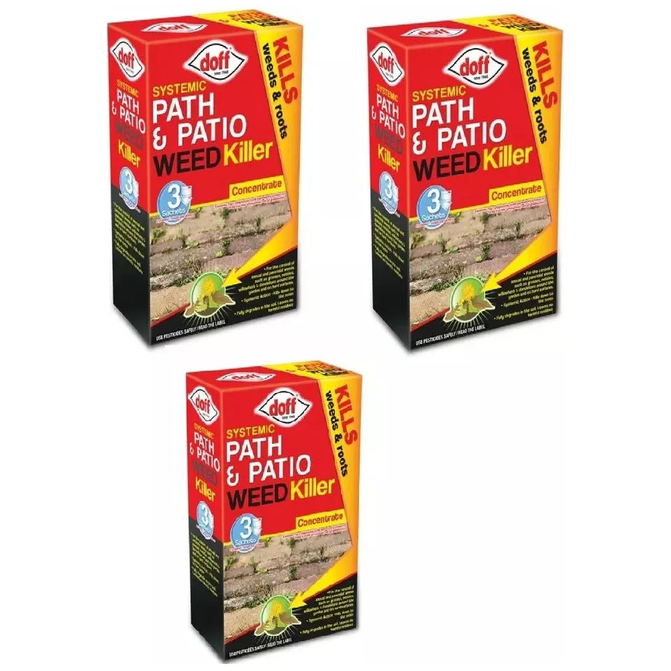 Doff Path & Patio Weedkiller 3 Sachet