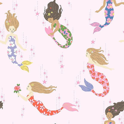 Muriva Mermaids Wallpaper (182534)