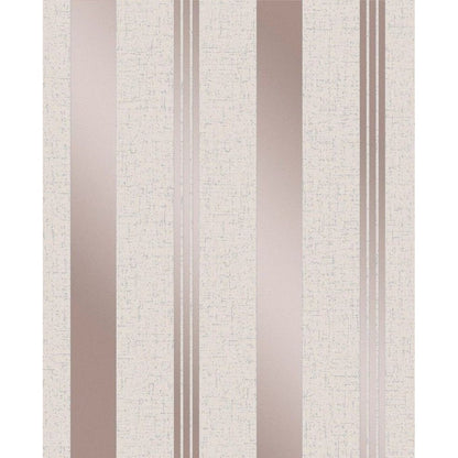 Fine Decor Quartz Stripe Rose Gold Wallpaper (FD42205)