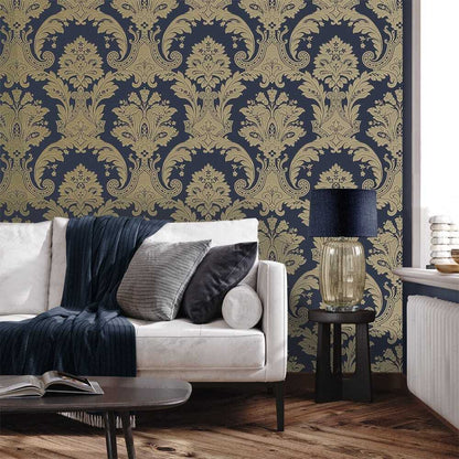 Belgravia Amara Damask Wallpaper