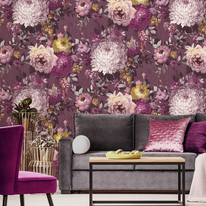 Belgravia Azzurra Floral Wallpaper