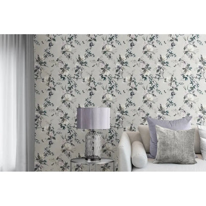 Muriva Lipsy Grey Wallpaper (144052)