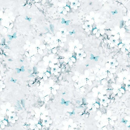 Muriva Lipsy Blossom Teal Wallpaper (144013)