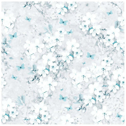 Muriva Lipsy Blossom Teal Wallpaper (144013)