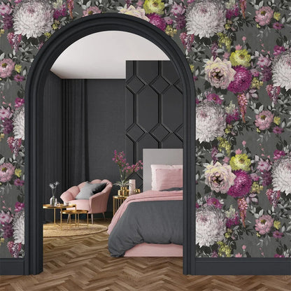 Belgravia Azzurra Floral Wallpaper