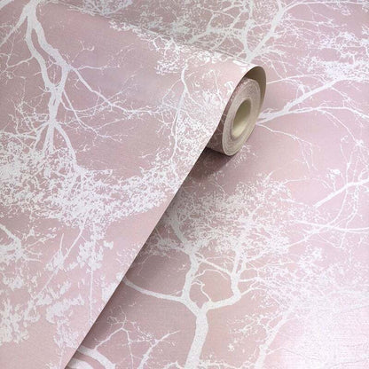 Holden Whispering trees Dusky Pink Wallpaper (65400)