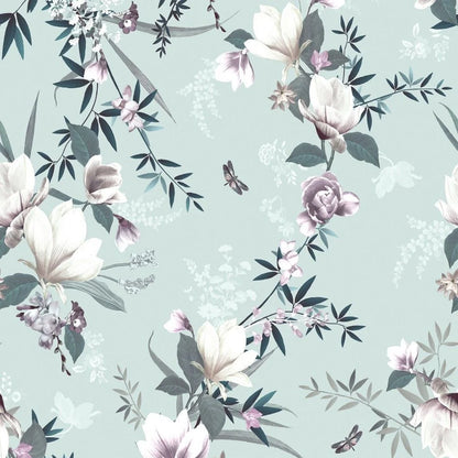 Muriva Lipsy Duck Egg Wallpaper (144050)