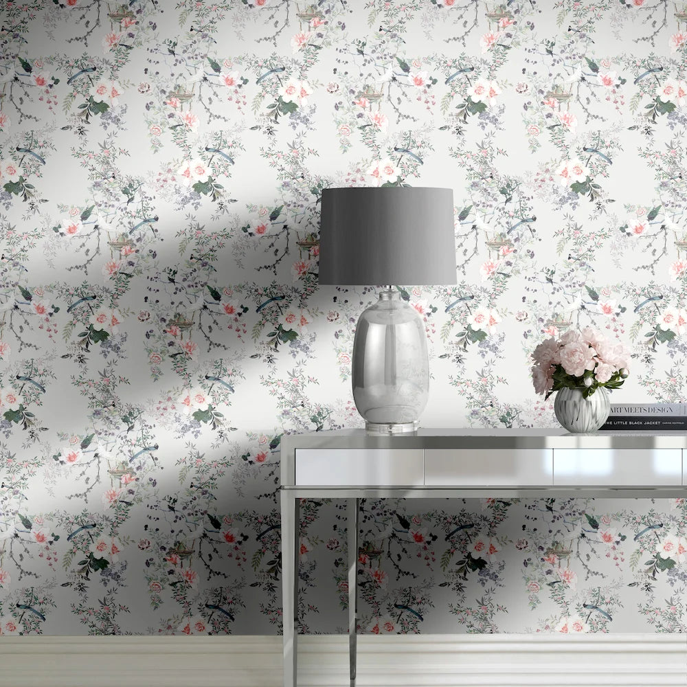 Muriva Lipsy Ophelia Grey Wallpaper (144082)