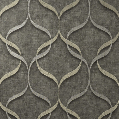 Fine Decor Milano Wave Charcoal Wallpaper (M95614)