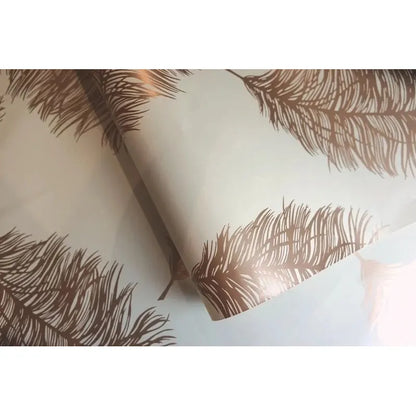 Holden Fawning feather rose gold/cream Wallpaper (12627)