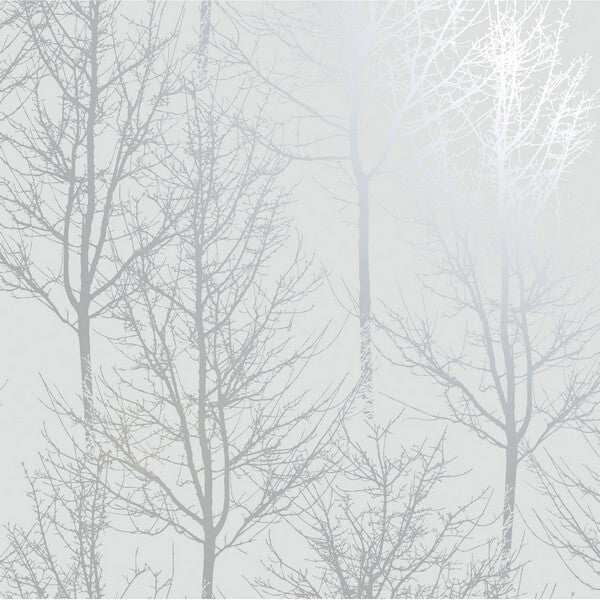 Holden Rhea Trees Grey/Silver Effect Wallpaper (90760)
