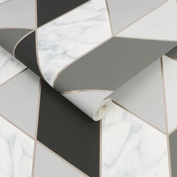 Graham & Brown Marble Geo Wallpaper