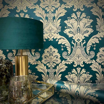 Belgravia Amara Damask Wallpaper