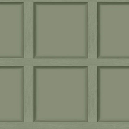 Holden Modern Panel Green Wallpaper (12982)