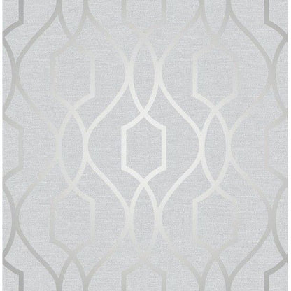 Fine Decor UK Apex Trellis Silver/Grey Wallpaper (FD41995)