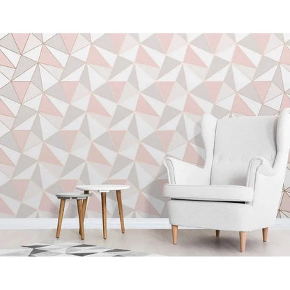 Fine Decor Apex Geo Pink Wallpaper (FD41993)