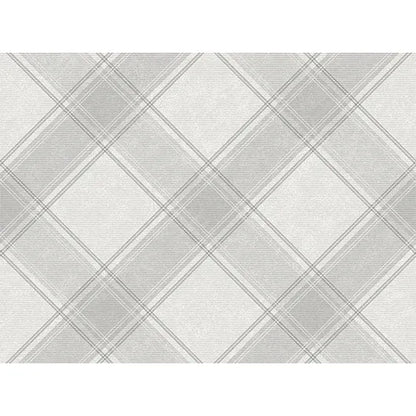 Holden Aidan Check Grey Wallpaper (90740)