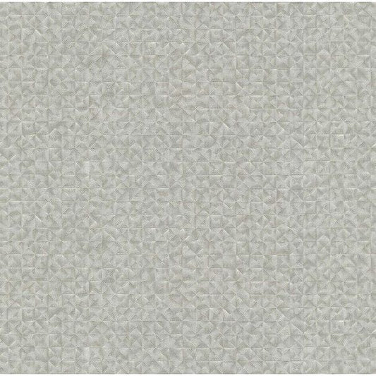 Fine Decor Milano Geo Square Two Tone Silver Wallpaper (M95607)