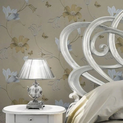 Muriva Amelia Floral Gold Wallpaper (701413)