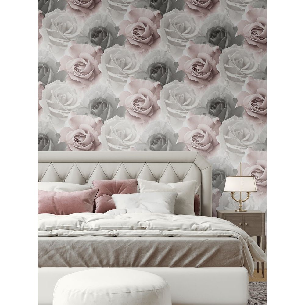 Muriva Rhoda Rose Pink Wallpaper (203501)
