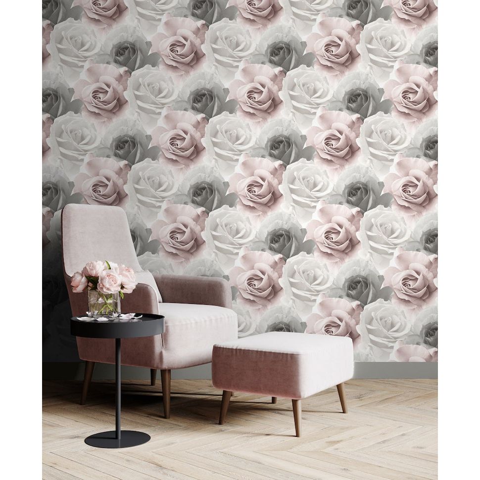 Muriva Rhoda Rose Pink Wallpaper (203501)