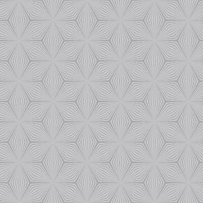 Holden Geo Stars Silver/Grey Wallpaper (12618)