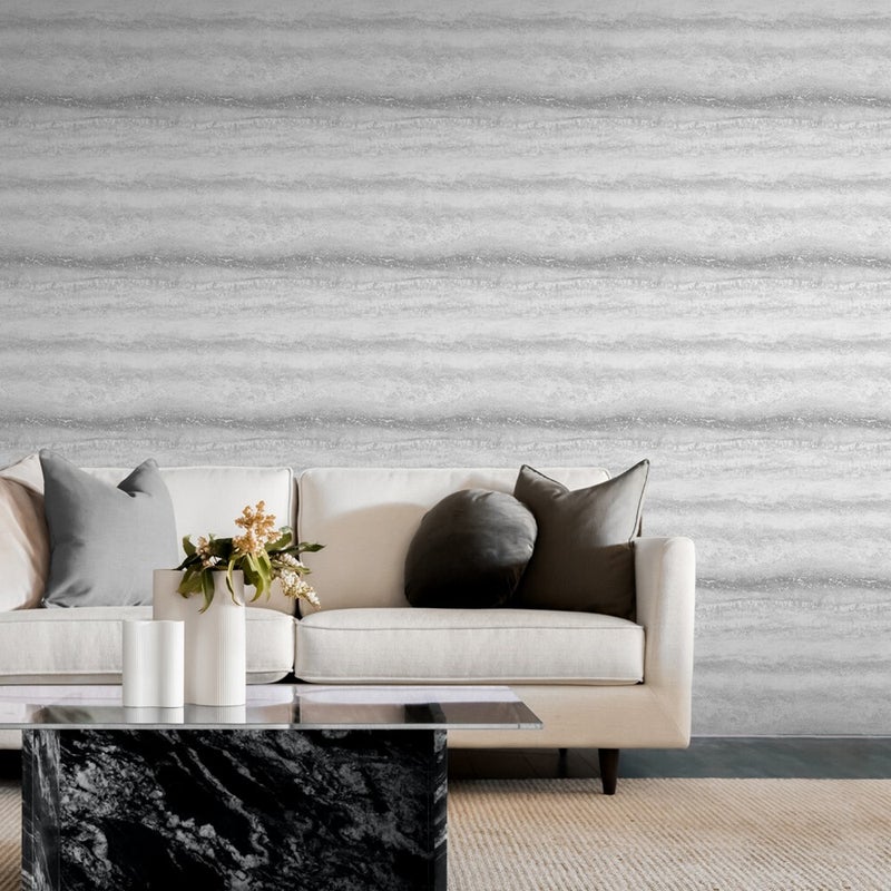 Muriva Semper Marble Grey Wallpaper (189501)